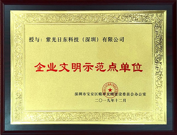 2019企業(yè)文明示范點單位